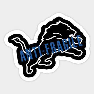 Dan Campbell Anti Fragile Detroit Grit Grit Sticker